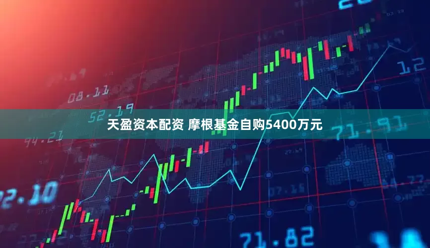 天盈资本配资 摩根基金自购5400万元