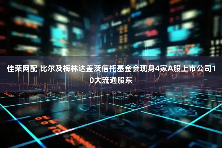 佳荣网配 比尔及梅林达盖茨信托基金会现身4家A股上市公司10大流通股东