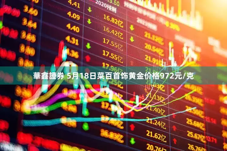 華鑫證券 5月18日菜百首饰黄金价格972元/克