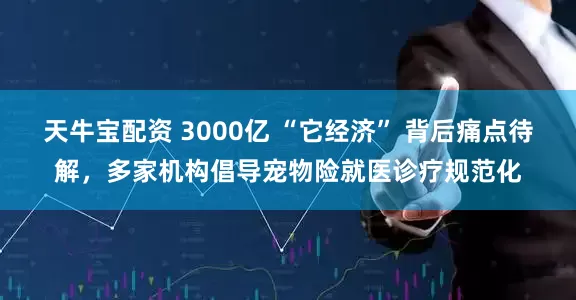 天牛宝配资 3000亿 “它经济” 背后痛点待解，多家机构倡导宠物险就医诊疗规范化