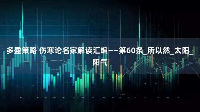 多盈策略 伤寒论名家解读汇编——第60条_所以然_太阳_阳气